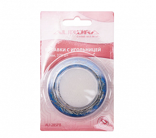Булавки с игольницей Aurora 28мм, 50гр, 370шт